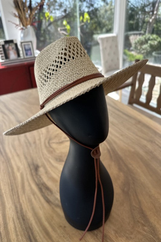 Straw Braided Beach Hat