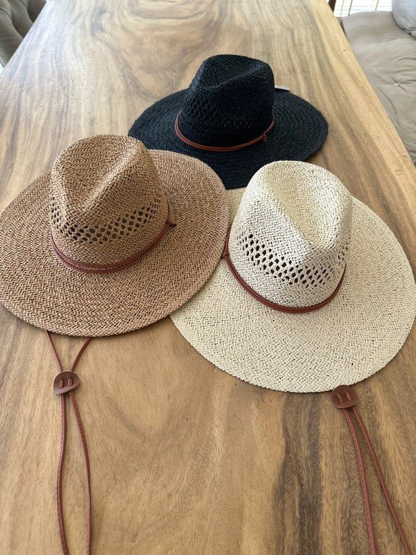 Straw Braided Beach Hat