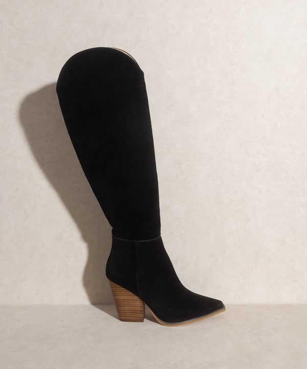 Knee-High Western Boots