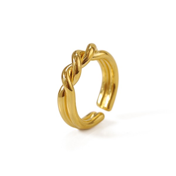 18K Gold Versatile Fashion Ring