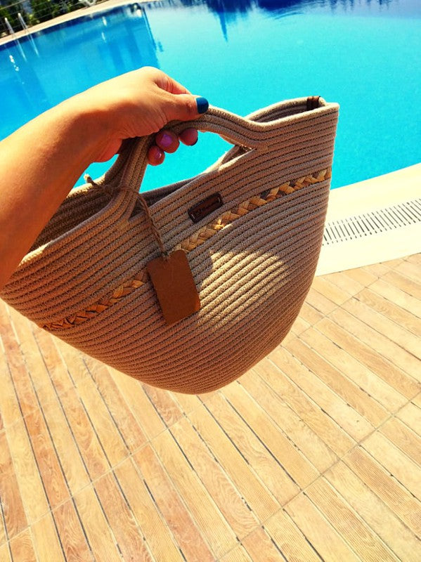 Lahammam's Handcrafted Quality  Tote Beach Bag