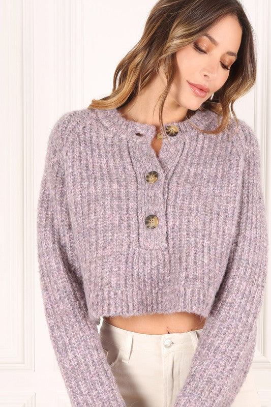 Multicolor sweater top