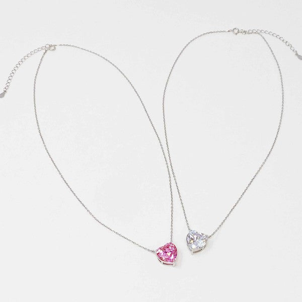Absolute Beauty Sterling Silver Heart Necklace