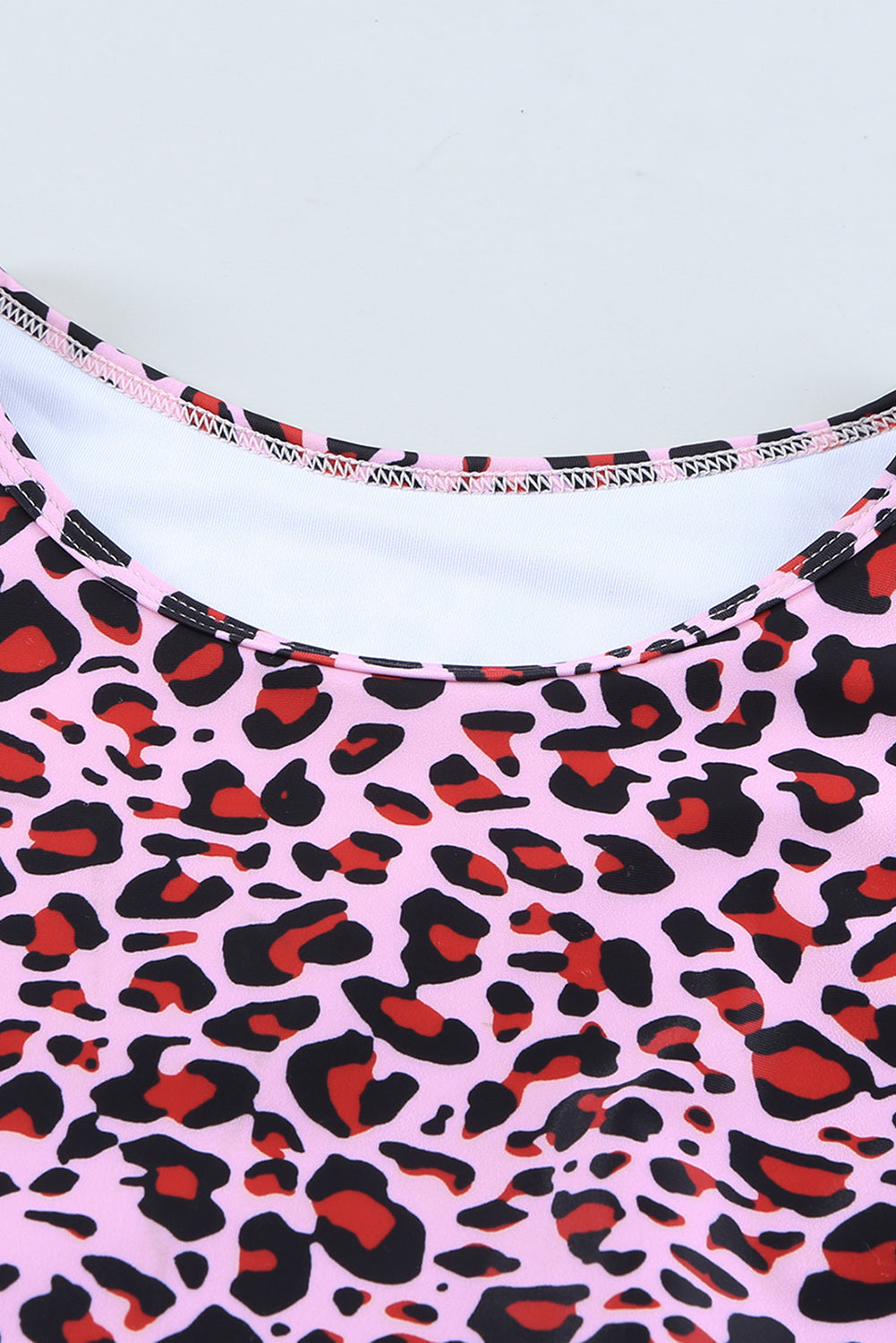 Leopard Tie-Knot High Waist Bikini Set - Love Me