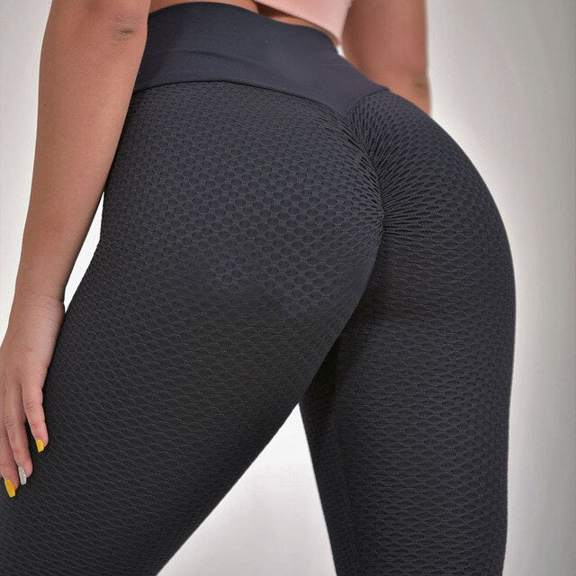 Workout Scrunch Booty High Waisted  Leggings - Love Me